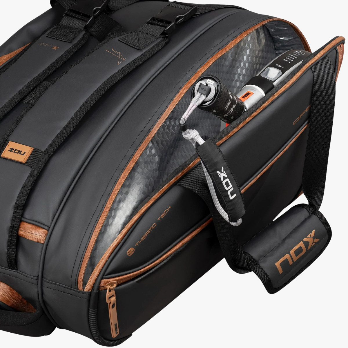 PALETERO NOX LUXURY OPEN SERIES NEGRO/MARRÓN